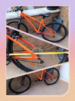 Bicicleta Btwin 22" MTB Naranja