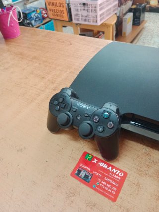 CONSOLA SONY PS3 SLIM 250GB CON MANDO Y CABLES