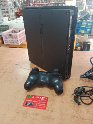 CONSOLA SONY PS3 SLIM 250GB CON MANDO Y CABLES