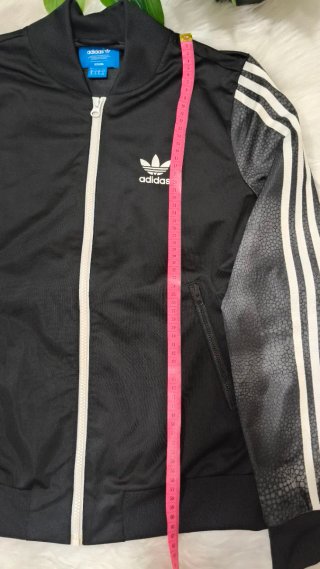 Chaqueta Adidas Rita Ora Negra y Gris