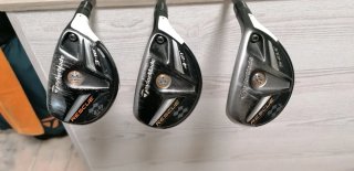 3 Palos de Golf Híbridos TaylorMade Rescue