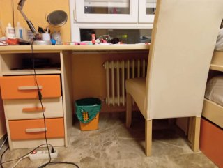 Cama Nido, escritorio y estantería