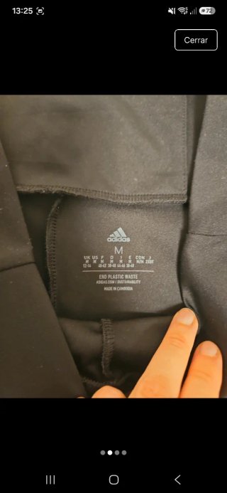 Pantalón 3/4 Adidas Mujer Talla M