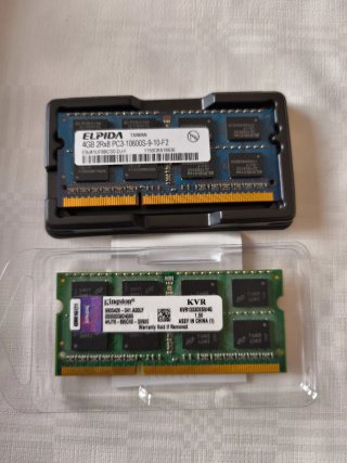 Lote 8GB (2x4GB) RAM DDR3 1333MHz Portátil / Mac