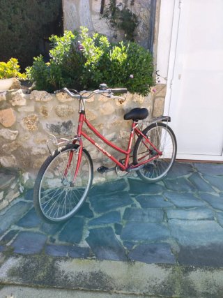 Bicicleta Clásica Bianchi Roja