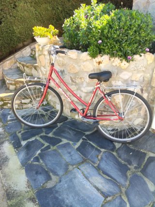 Bicicleta Clásica Bianchi Roja