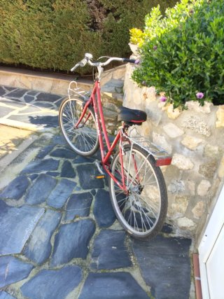 Bicicleta Clásica Bianchi Roja