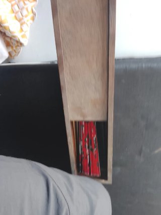 Caja de madera antigua