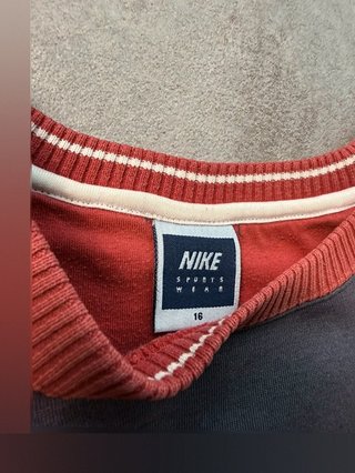Sudadera Nike Sportswear Burdeos y Gris -...