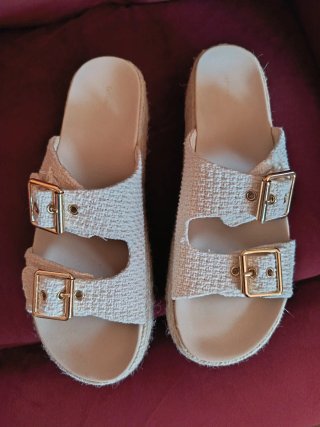 Sandalias esparto.Nº40