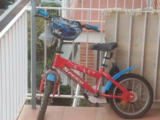 Bicicleta Infantil Roja