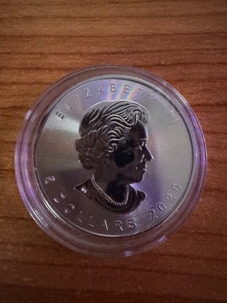 Onzas de Plata Maple Leaf 2020