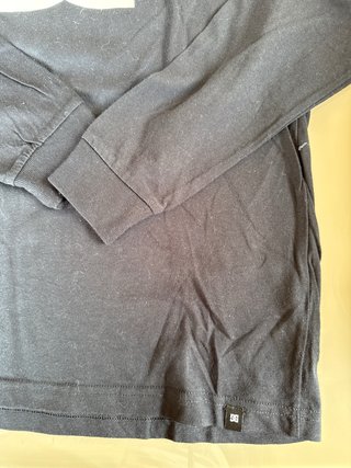 Camiseta Manga Larga Negra Talla 14
