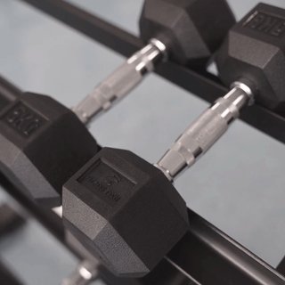 Set Mancuernas Hexagonal +Mancuernero Fitness Tech
