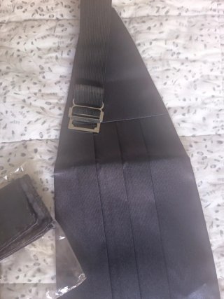 Conjunto fajín, pajarita y gemelos
