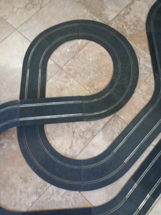 Circuito Scalextric Pista Negra Antigua