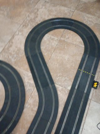 Circuito Scalextric Pista Negra Antigua