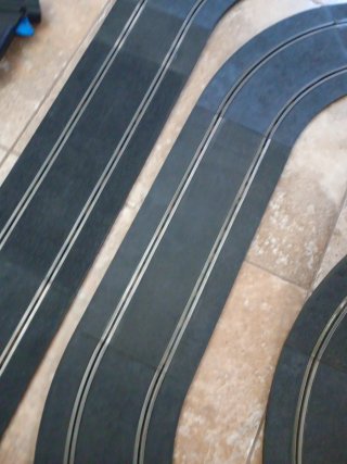 Circuito Scalextric Pista Negra Antigua