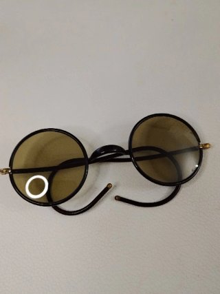 Raro Set Occhiali inizio '900 con panno originale