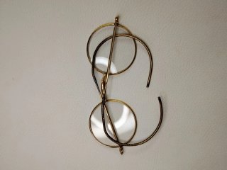 Raro Set Occhiali inizio '900 con panno originale