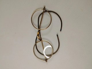 Raro Set Occhiali inizio '900 con panno originale