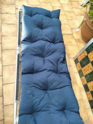 Colchón para tumbona de terraza