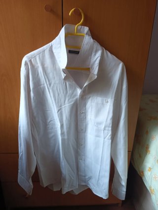 Camisa blanca hombre,Clockhouse® C&A,manga larga
