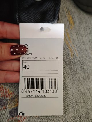 Pantalones cortos mom Mango negros