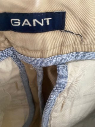 Pantalón Gant Niño Talla L Beige