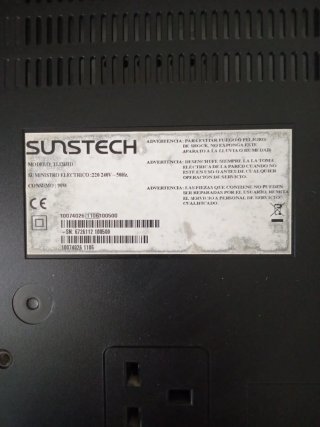 TV Sunstech + mando original