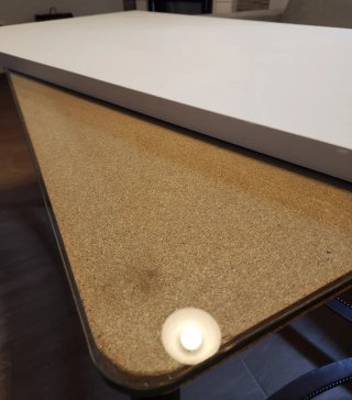 Mesa camilla de Forja, con enaguas