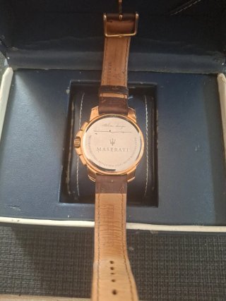Reloj Maserati Hombre Marrón/Dorado