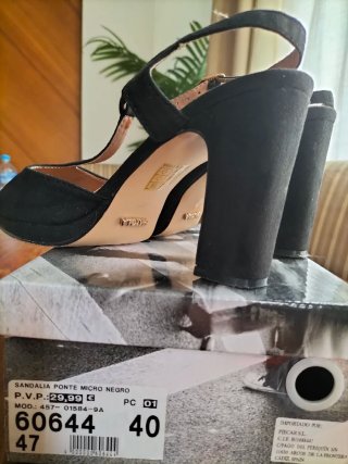 Zapatos de Tacón Payma Negros T40