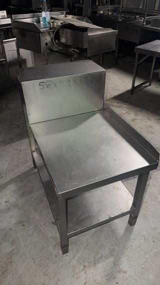Mesa de acero inoxidable 58x83x63