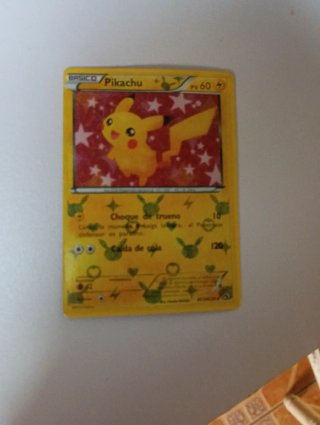 Carta Pokémon Pikachu Básico Español