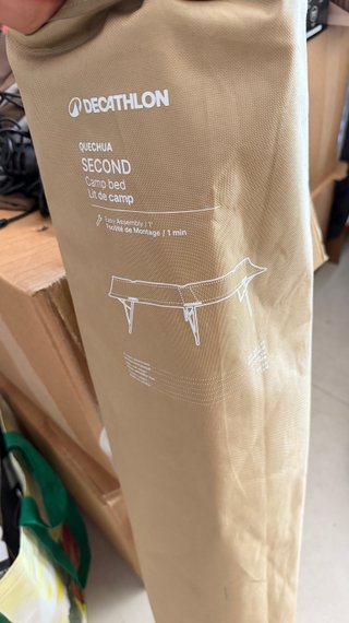 Cama Plegable Quechua 190x65 y Colchón hinchable