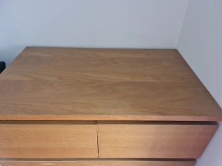 Cómoda Malm 6 cajones madera