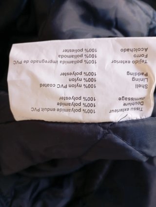Chaquetón de trabajo azul hombre XL