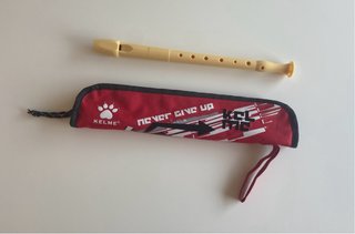 Flauta dulce y funda Kelme