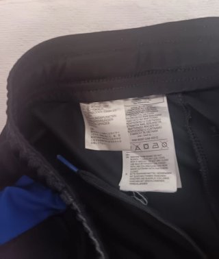 Pantalón de Entrenamiento Adidas Negro y Azul