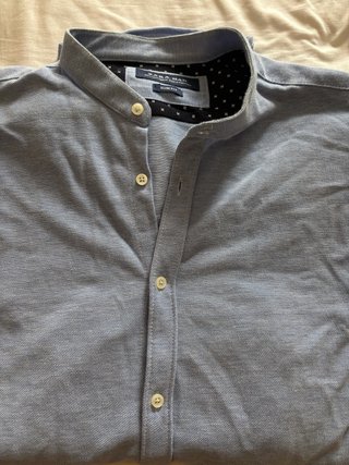 Camisa Zara Azul Talla L