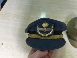 Gorra de plato antigua Ejército del Aire español