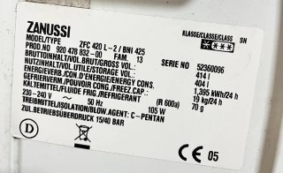 Arcón Congelador Zanussi 404L