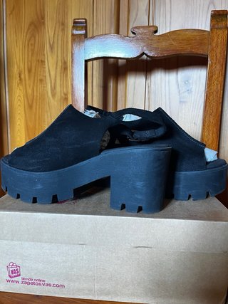 Sandalias de plataforma negras