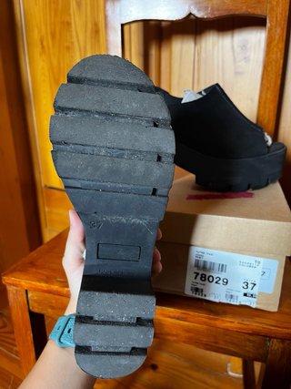 Sandalias de plataforma negras