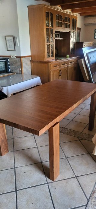 Mesa comedor extensible madera