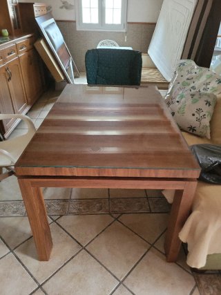 Mesa comedor extensible madera
