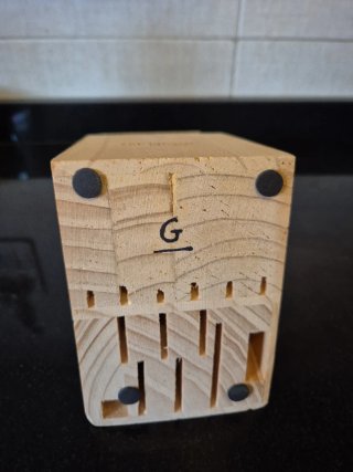 Bloque de cuchillos San Ignacio madera 14 huecos