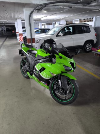 Kawasaki Ninja ZX6R 2008 Verde