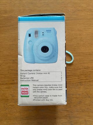 Cámara Fujifilm Instax Mini 8 Azul